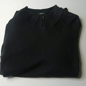 xl hugo boss black collard sweater